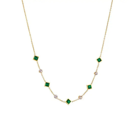 Amelisse Glenwyn Emerald Necklace