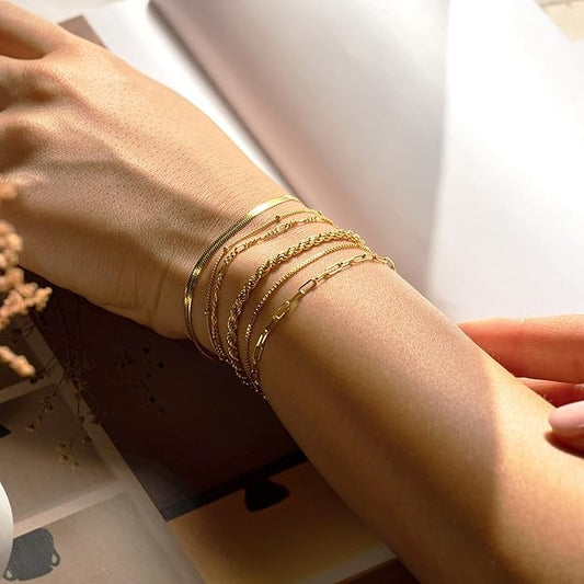 Premium Layered Bracelet Collection