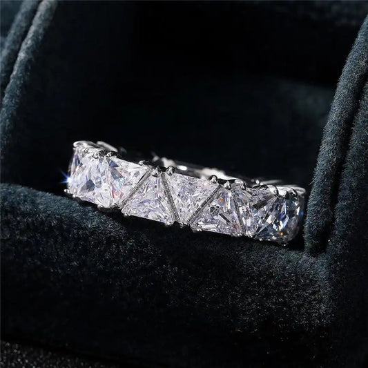 Vintage Triangle Stone Ring