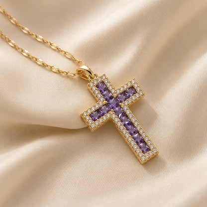 Minimalist Cross Pendant Necklace