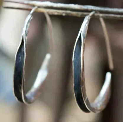 Simple Large Circle Earrings
