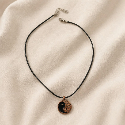 Yin Yang Charm Pendant Necklace