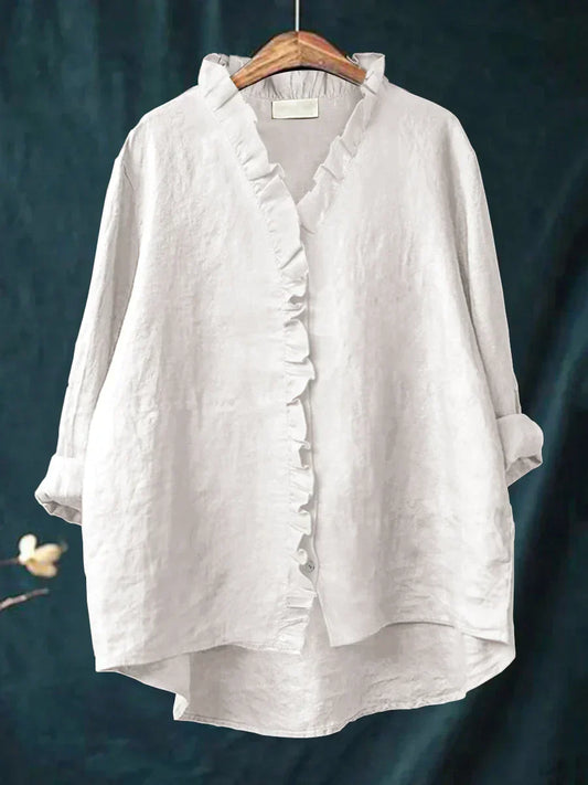 Lily - Lightweight Blouse with Ruffles